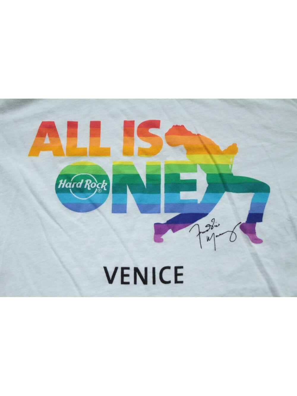 Hard Rock Cafe Venice All Is One Freddie Mercury Phoenix Trust T-Shirt XS Shirt